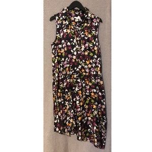 Equipment Tira Silk Floral Dress